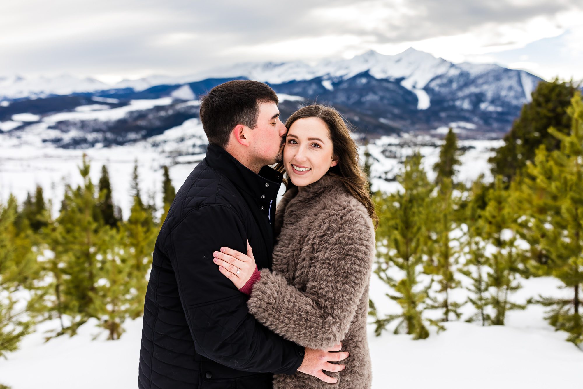 Sapphire Point Winter Surprise Proposal