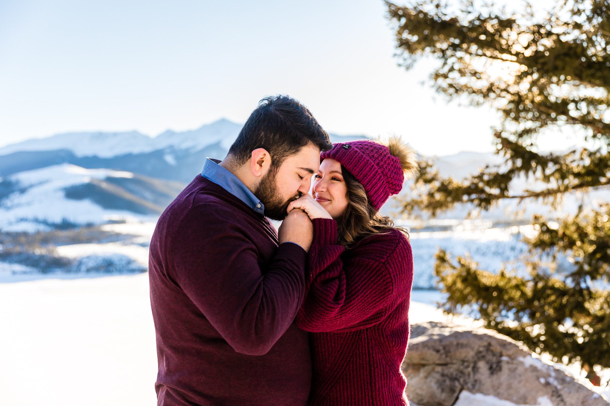 Surprise Proposal at Sapphire Point Overlook