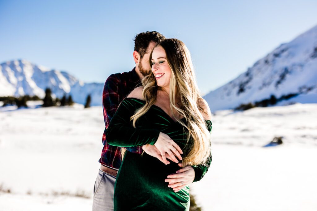Maternity Session at Loveland Pass