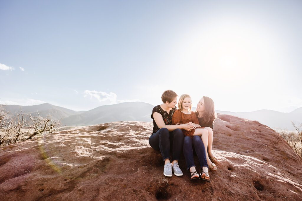 Family Pictures at South Valley Park with Colorado Lifestyle Photography