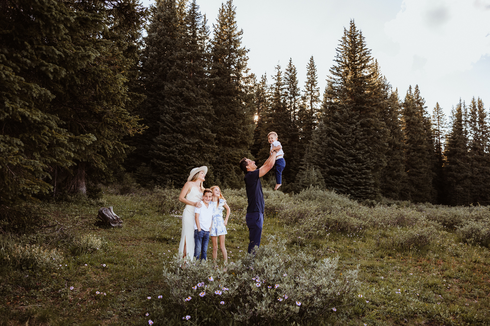 Shrine Pass Family Pictures with Colorado Lifestyle Photography