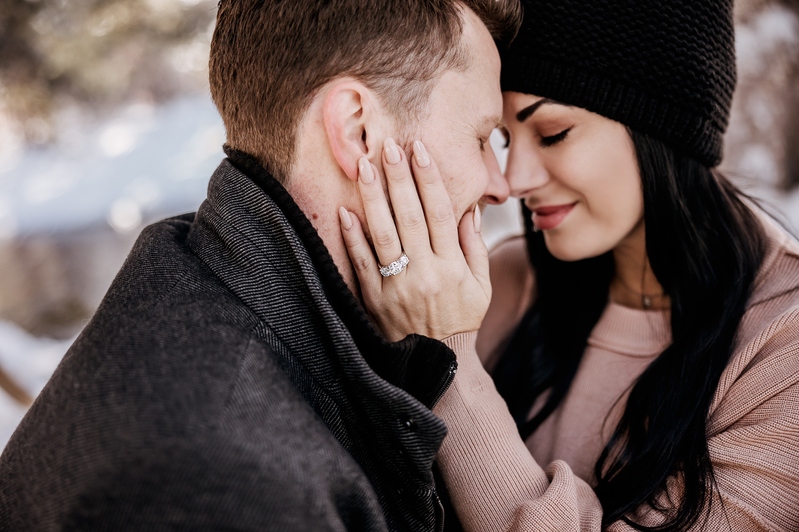 Surprise proposal with picnic vail and Colorado Lifestyle Photography