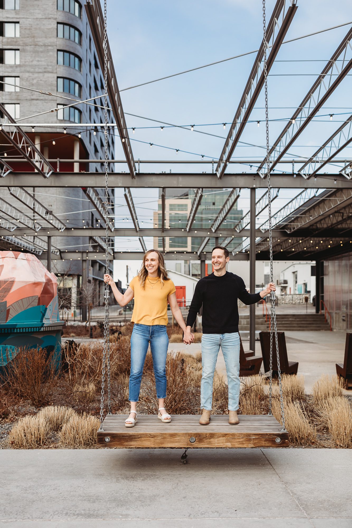 downtown Denver engagement session with Colorado Lifestyle Photography