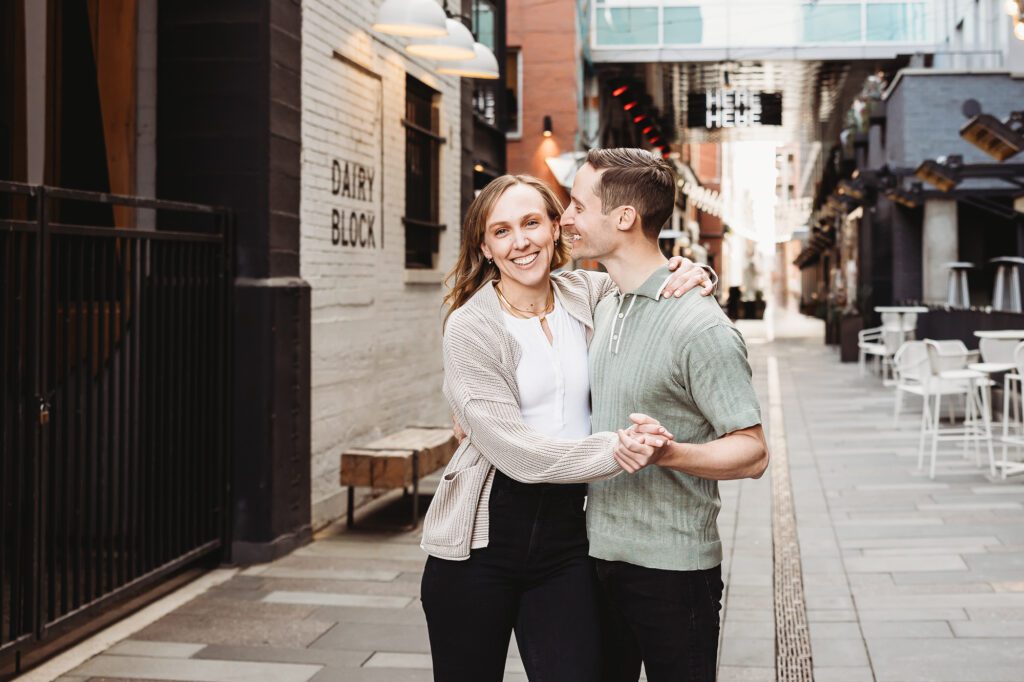 Engagement Session at the Dairy Block Denver with Colorado Lifestyle Photography