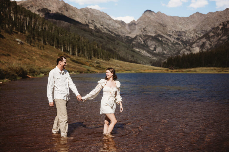 Surprise Proposal at Piney River Ranch with Colorado Lifestyle Photography, a Vail Engagement Photographer