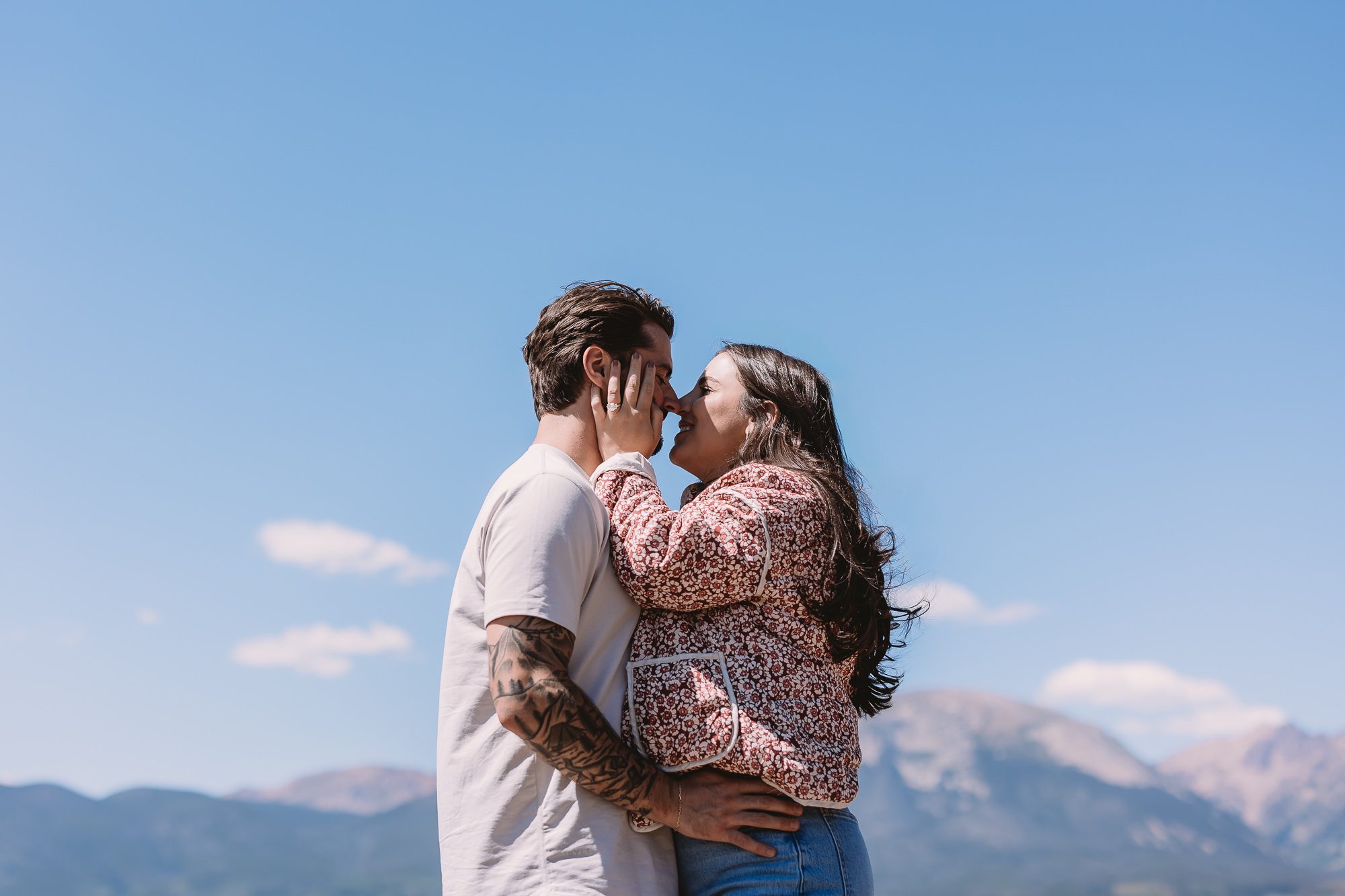 Surprise Proposal at Windy Point with Colorado Lifestyle Photography