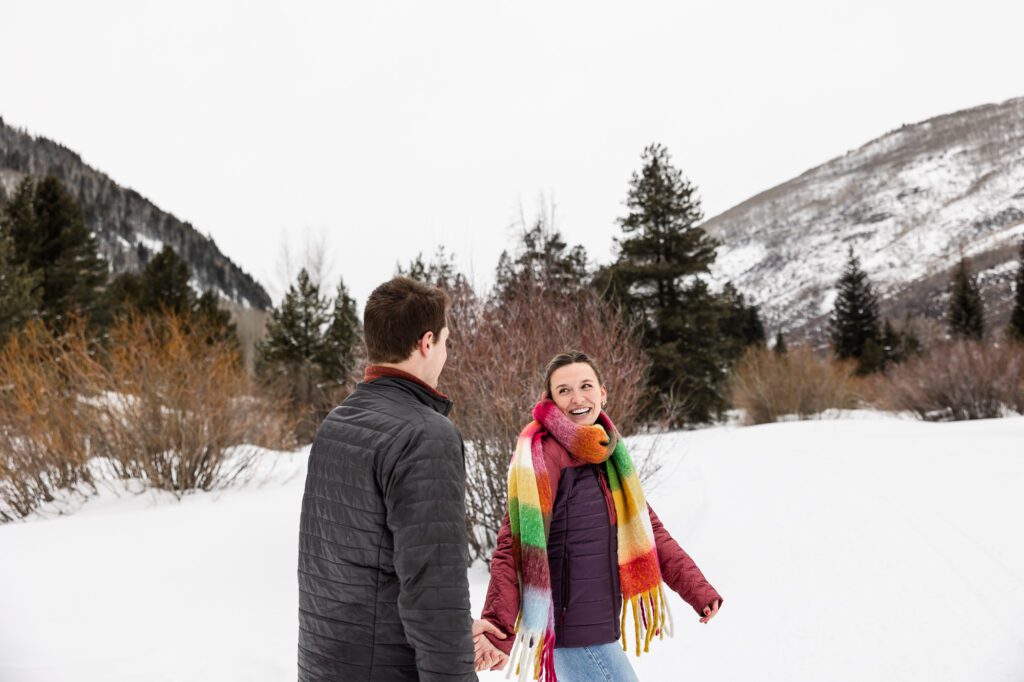Proposal and Engagement Session in East Vail with Colorado Lifestyle Photography