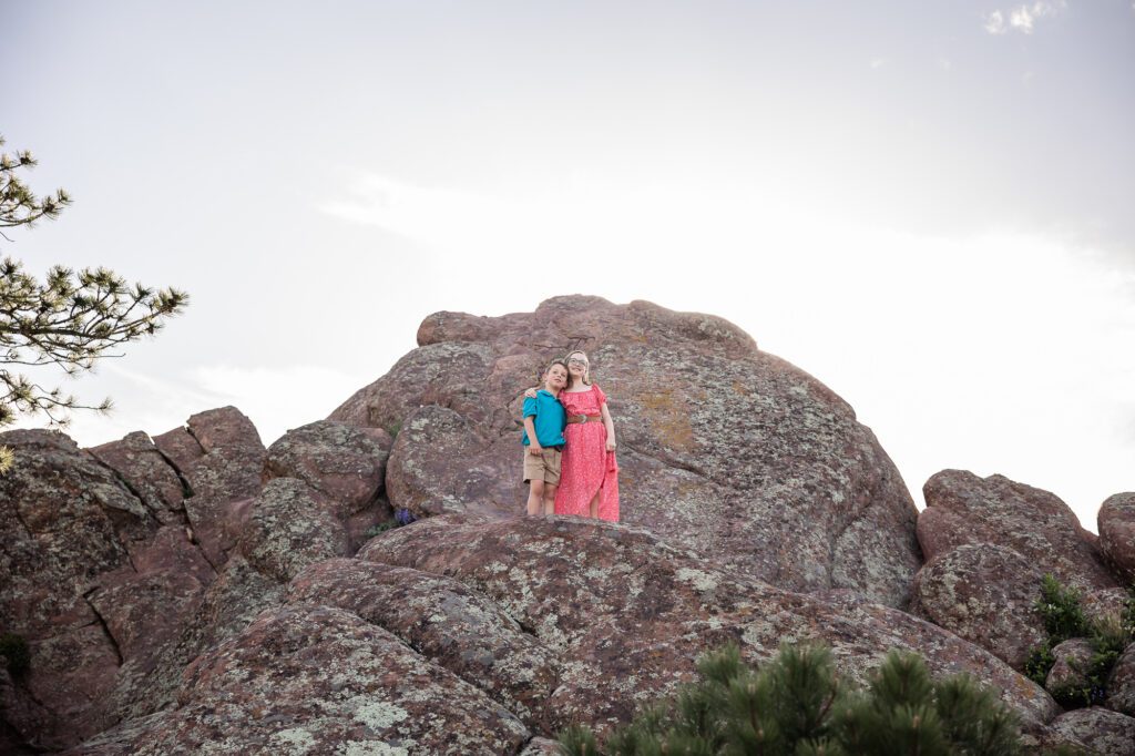Family Pictures at Crown Rock Trailhead with Colorado Lifestyle Photography, a Boulder Family Photographer