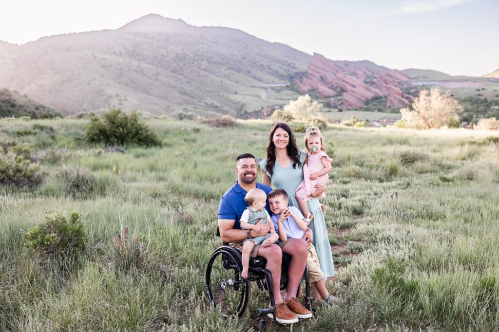 Family Photos at Mount Falcon East Trailhead with Colorado Lifestyle Photography, a Denver Family Photographer