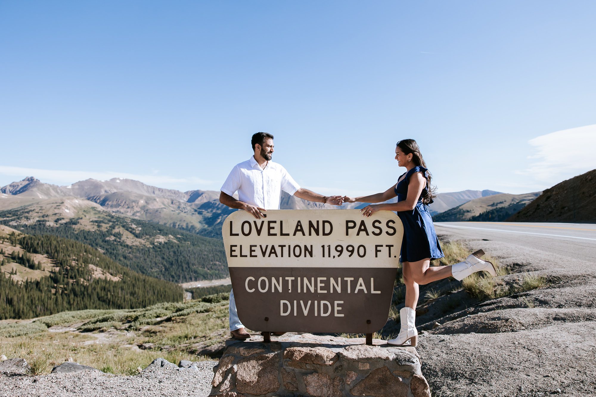 Engagement Session at Loveland Pass with Colorado Lifestyle Photography