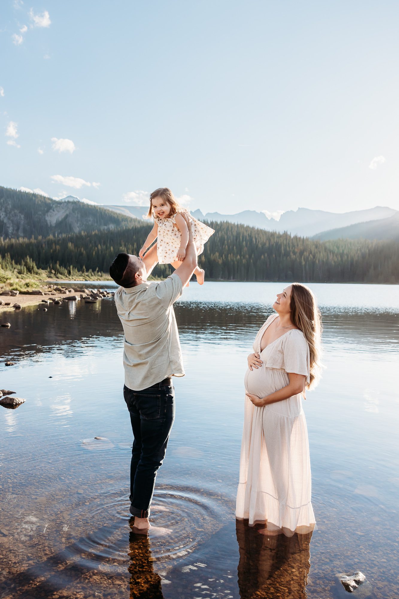 Maternity Session at Brainard Lake with Colorado Lifestyle Photography