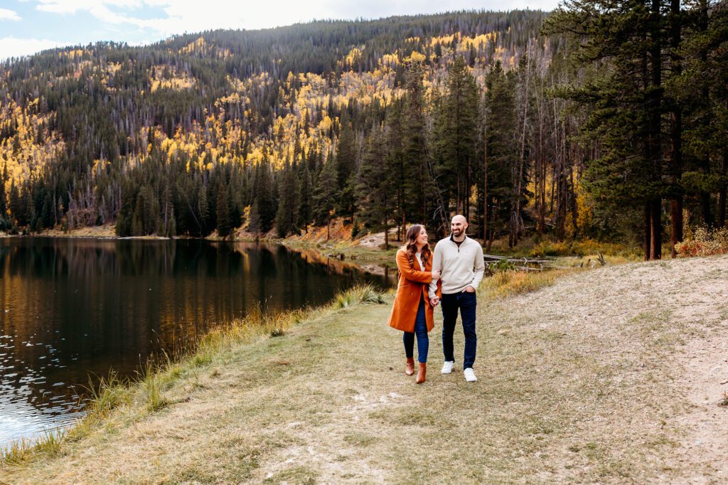 Fall Engagement Session in Breckenridge with Colorado Lifestyle Photography