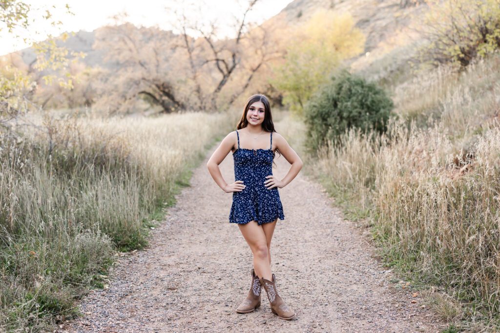 Senior Pictures at Lair o the Bear Park with Colorado Lifestyle Photography
