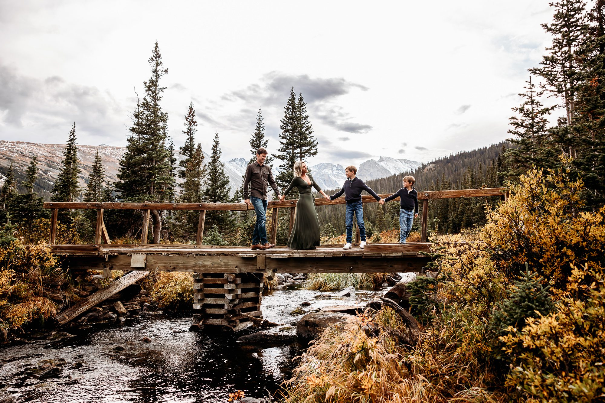 Fall Family Pictures at Brainard Lake with Colorado Lifestyle Photography