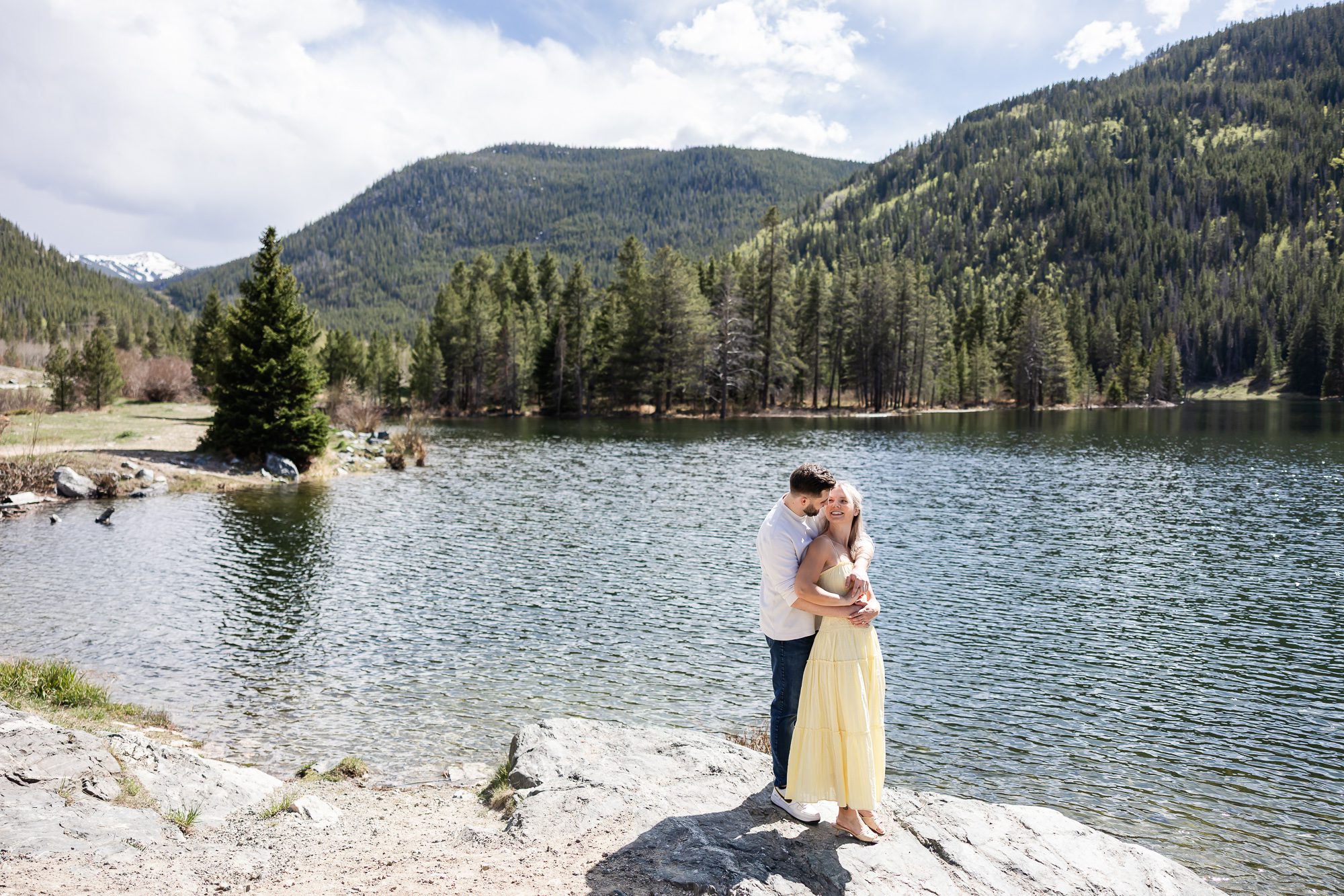 Vibrant Summer Engagement Session at Officer's Gulch with Colorado Lifestyle Photography